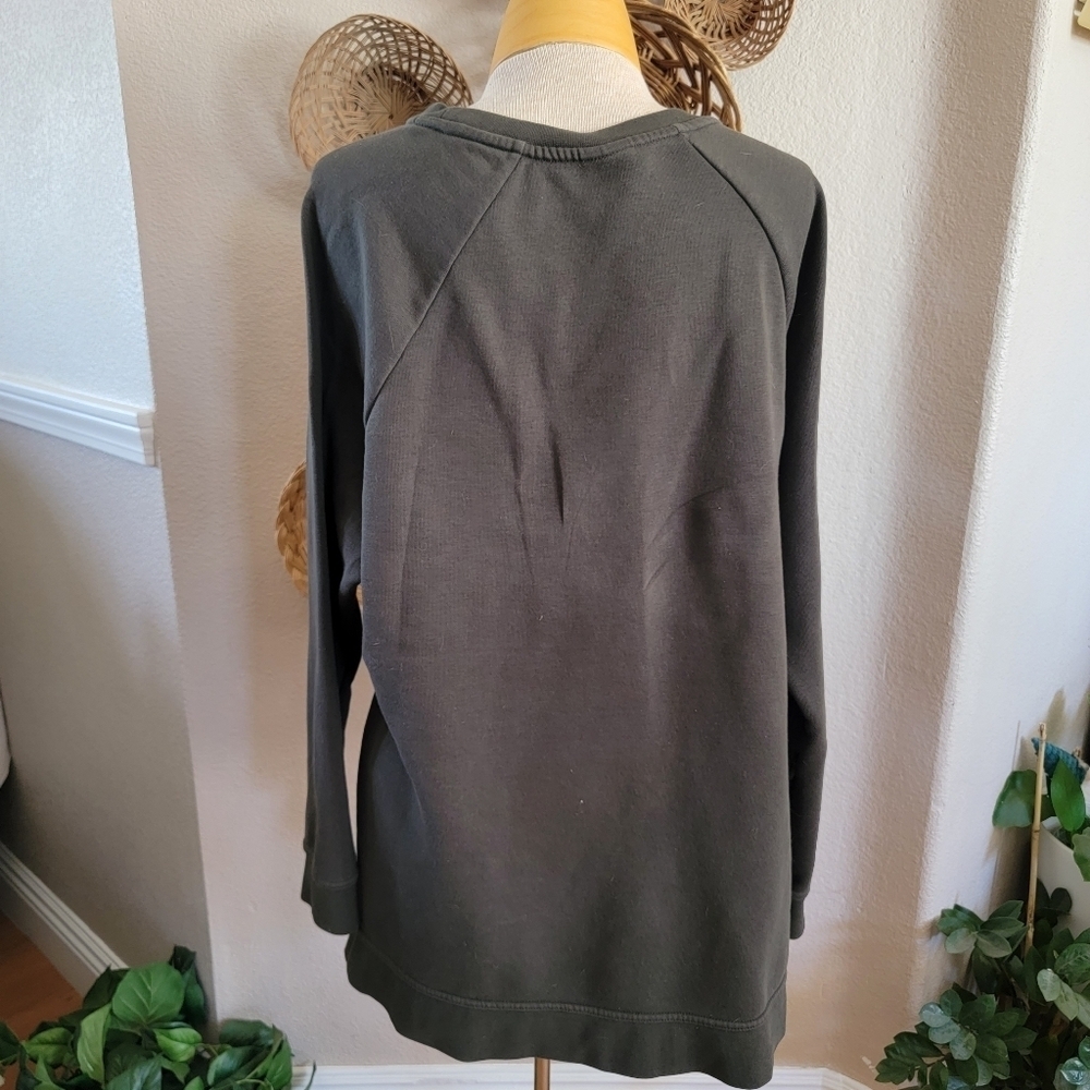 Nike Oversized Green Sweatshirt SZ M - Picture 5 of 6